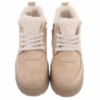 Damen High-Sneakers - khaki