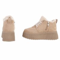Damen High-Sneakers - khaki