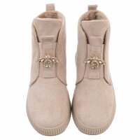 Damen Klassische Stiefeletten - beige