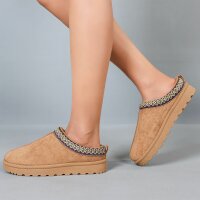 Damen Pantoletten - camel