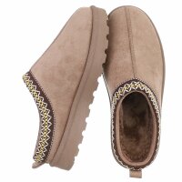 Damen Pantoletten - khaki