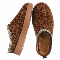 Damen Pantoletten - leopard