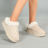 Damen Pantoletten - beige