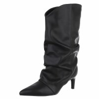 Damen High-Heel Stiefeletten - black