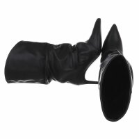 Damen High-Heel Stiefeletten - black