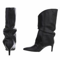 Damen High-Heel Stiefeletten - black