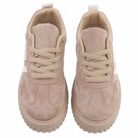 Damen Low-Sneakers - khaki