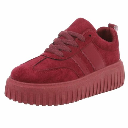 Damen Low-Sneakers - wine