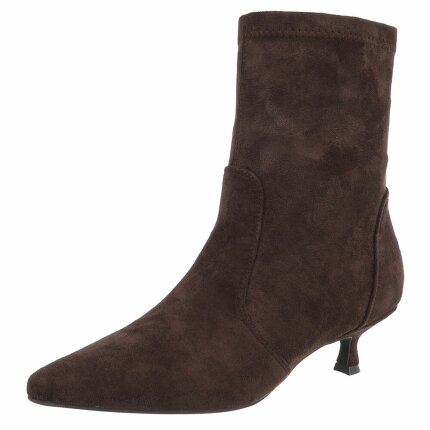 Damen Klassische Stiefeletten - brownsuede