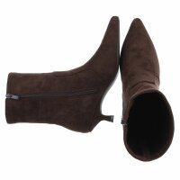 Damen Klassische Stiefeletten - brownsuede
