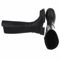 Damen Klassische Stiefel - blackpu