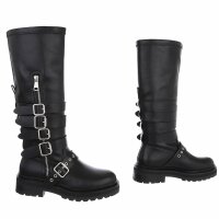 Damen Klassische Stiefel - blackpu