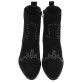 Damen Western- & Bikerboots - blacksuede