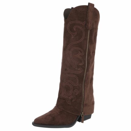 Damen Western- & Bikerboots - brown