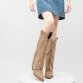 Damen Western- & Bikerboots - khaki