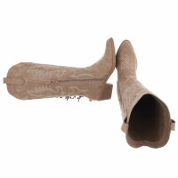 Damen Western- & Bikerboots - khaki