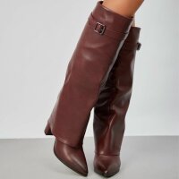 Damen High-Heel Stiefel - wine