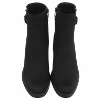 Damen High-Heel Stiefeletten - black