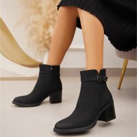 Damen High-Heel Stiefeletten - black