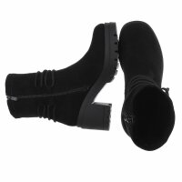 Damen High-Heel Stiefeletten - black