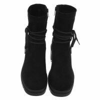 Damen High-Heel Stiefeletten - black