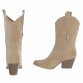 Damen Western- & Bikerboots - khaki