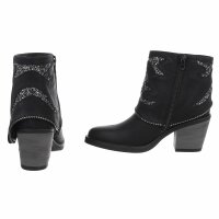 Damen Western- & Bikerboots - black