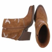 Damen Western- & Bikerboots - camel