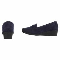 Damen Mokassins - blue