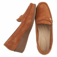 Damen Mokassins - camel