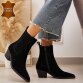 Damen Echtleder Western- & Bikerboots - black