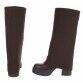 Damen High-Heel Stiefeletten - brown