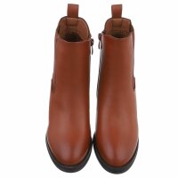 Damen Chelsea Boots - camel