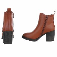 Damen Chelsea Boots - camel