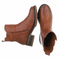 Damen Chelsea Boots - camel