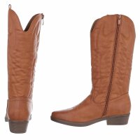 Damen Western- & Bikerboots - camel