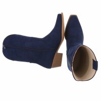 Damen Western- & Bikerboots - dkblue