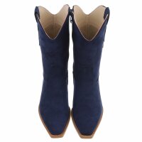 Damen Western- & Bikerboots - dkblue