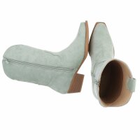 Damen Western- & Bikerboots - ltgreen