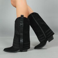 Damen Western- & Bikerboots - black
