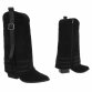 Damen Western- & Bikerboots - black