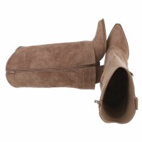 Damen Western- & Bikerboots - khaki