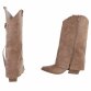 Damen Western- & Bikerboots - khaki