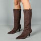 Damen High-Heel Stiefel - brown