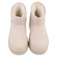 Damen Winterstiefeletten - beige