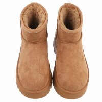 Damen Winterstiefeletten - camel