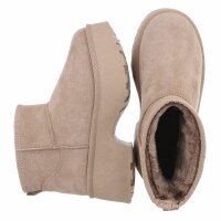 Damen Winterstiefeletten - khaki