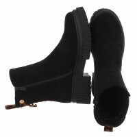 Damen Chelsea Boots - blackleopard