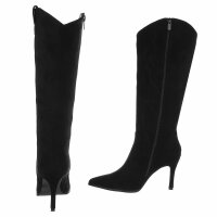 Damen High-Heel Stiefeletten - black