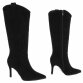 Damen High-Heel Stiefeletten - black